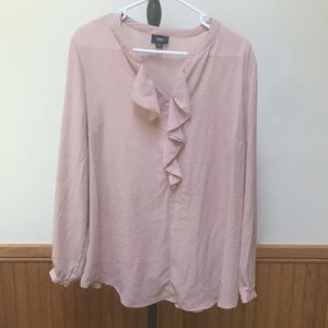 Mossimo blush blouse